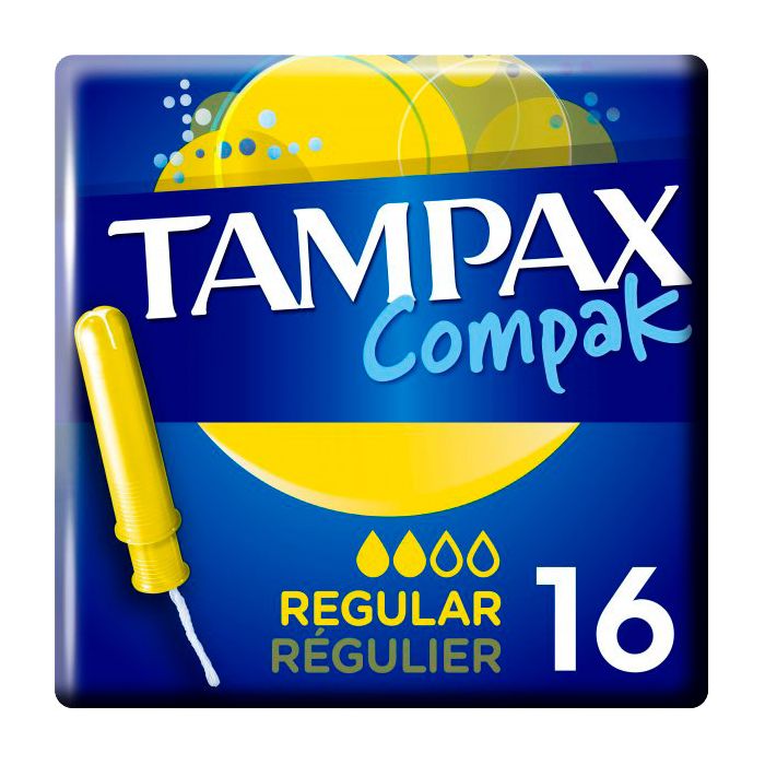 Тампони Tampax Compak Regular Duo з аплікатором, 16 шт. в Україні