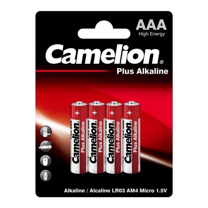 Батарейка Camelion (Камеліон) LR03-BP4 Plus Alkaline №4 купити