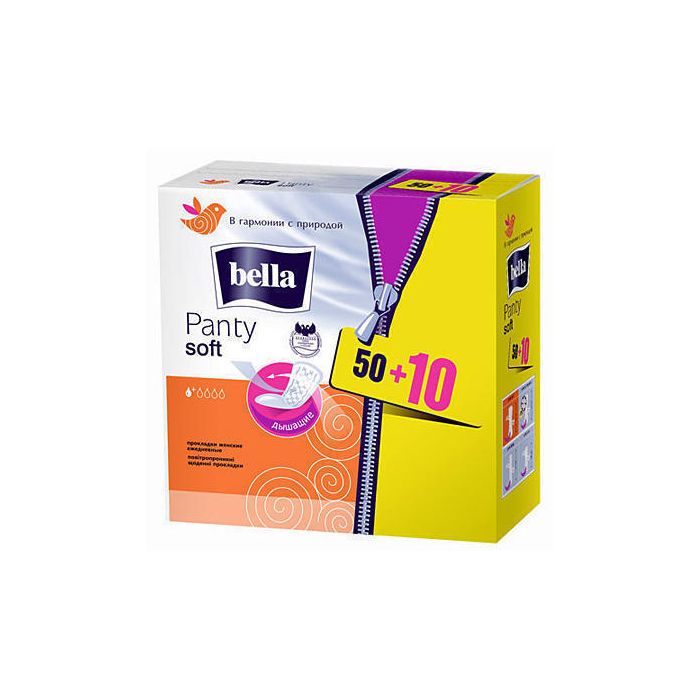 Прокладки Bella Panty Soft щоденні 50 + 10 шт замовити