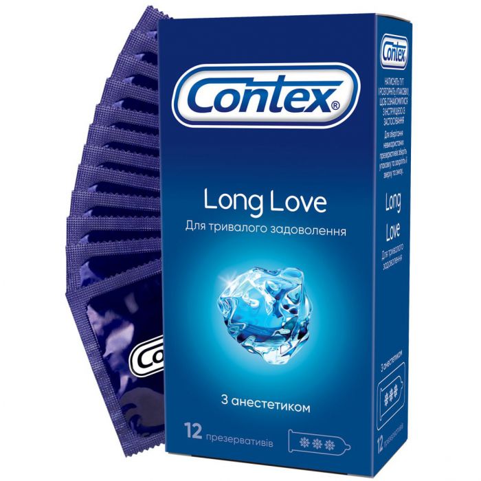 Презервативы Contex Long Love с анестетиком №12 фото