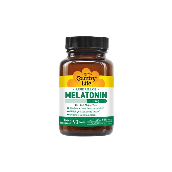 Витамины Country Life Мелатонин 3 мг таблетки №90 заказать