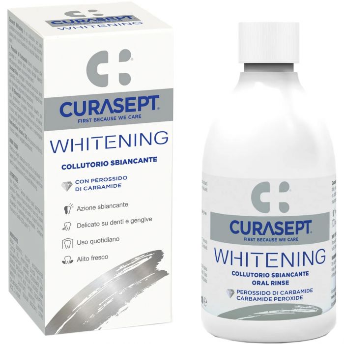 Ополіскувач Curasept Whitening, відбілюючий, з фтором, 300 мл