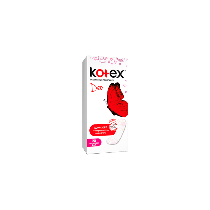Прокладки Kotex Lux Super Slim DEO щоденні №20   в інтернет-аптеці