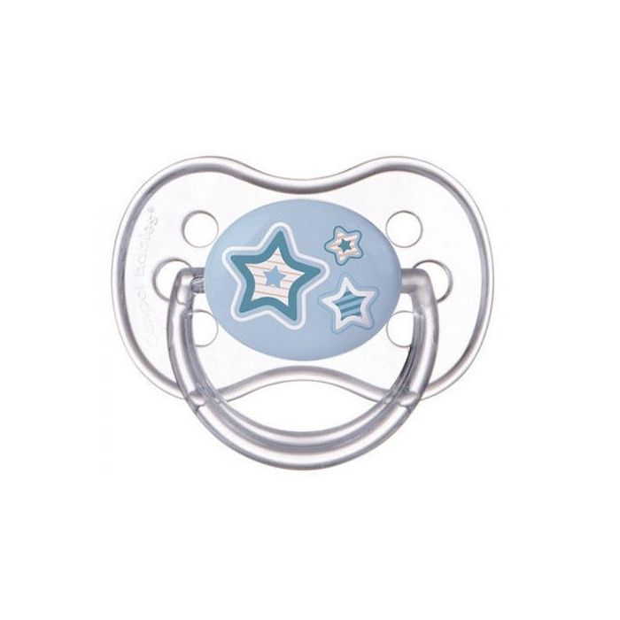 Пустышка Canpol Babies силиконовая круглая Newborn baby (6-18 месяцев) 22/563 в аптеке