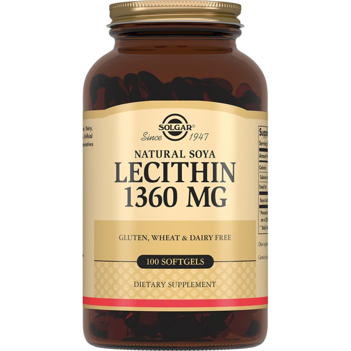 Solgar (Солгар) Lecithin (Лецитин) натуральний соєвий капсули №100 ціна