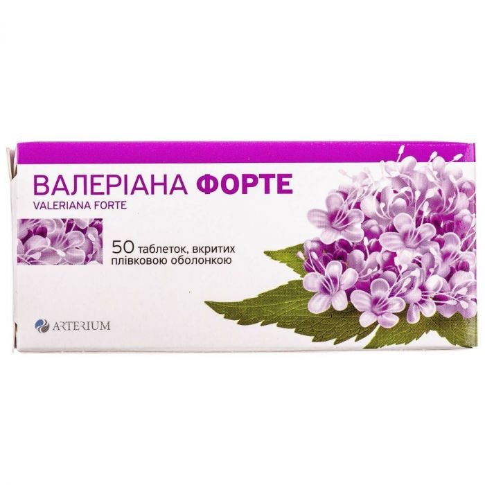 Валеріана Форте 0,04 г таблетки №50 в Україні