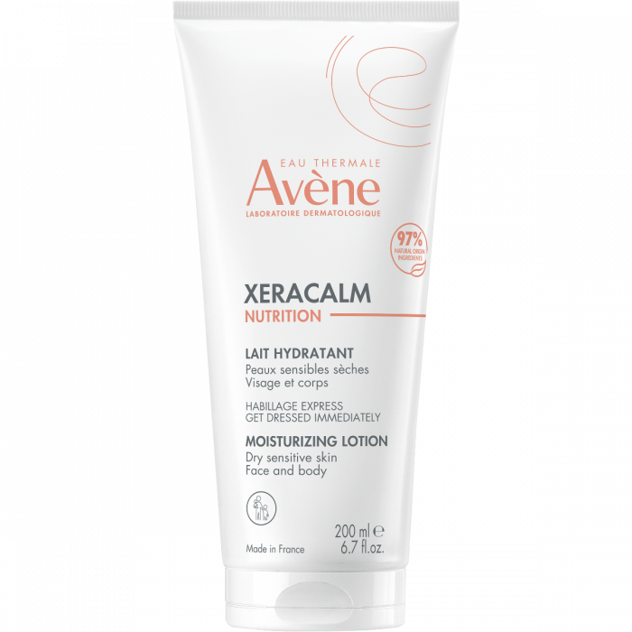 Молочко Avene (Авене) XeraCalm Nutrition для живлення сухої та дуже сухої чутливої шкіри обличчя та тіла 200 мл в інтернет-аптеці