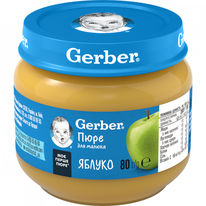 Пюре Gerber яблуко (з 6 місяців) 80 г купити