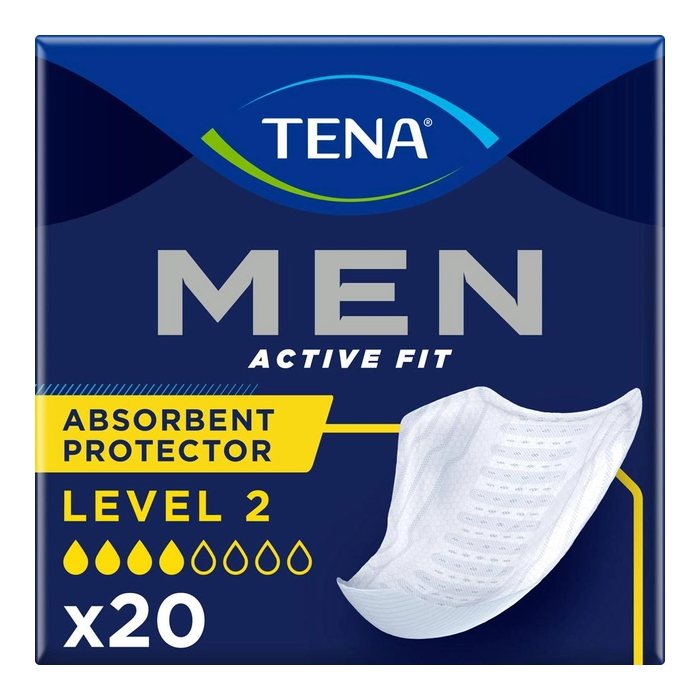 Прокладки урологічні для чоловіків Tena Men Active Fit Level 2 №20 в Україні