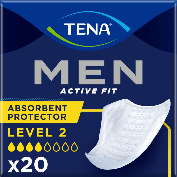 Урологічні прокладки Tena Men Active Fit Level 2 для чоловіків 20 шт. ADD