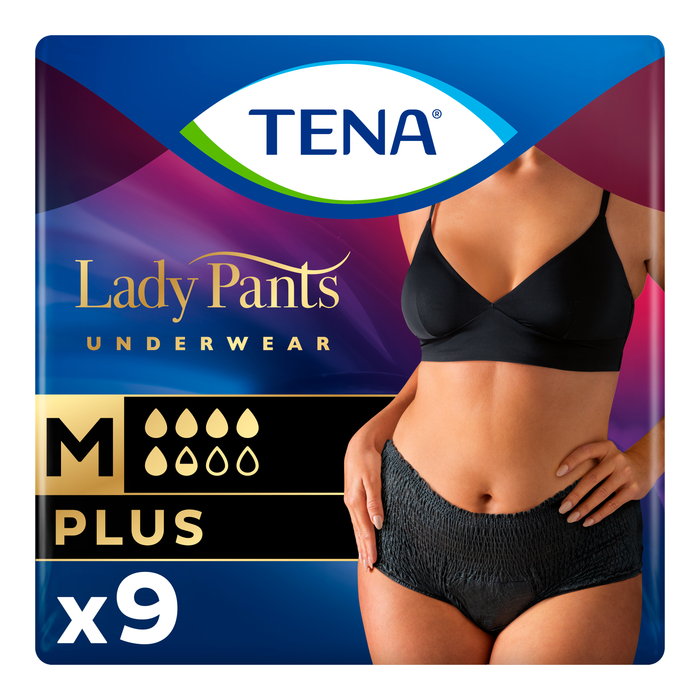 Труси урологічні Tena Lady Pants Plus Black розмір М №9 недорого