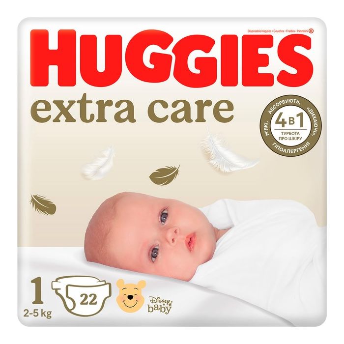 Підгузки Huggies Extra Care 1 (2-5 кг) №22 фото