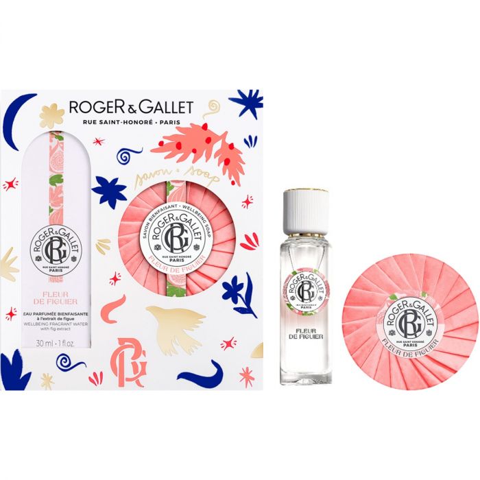 Набір Roger&Gallet (Роже&Галле) Квітка інжиру (вода 30 мл + мило 100 г) купити