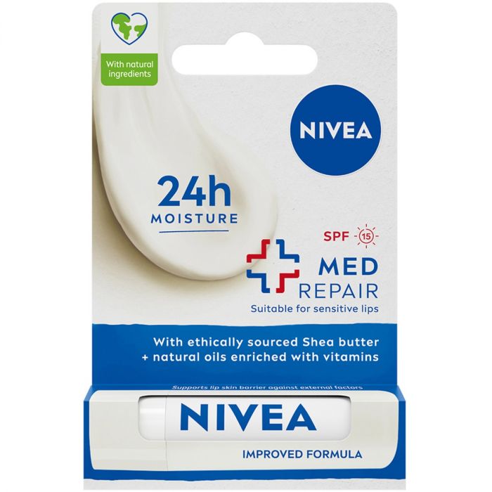 Бальзам для губ Nivea Med Repair 4,8 г ціна
