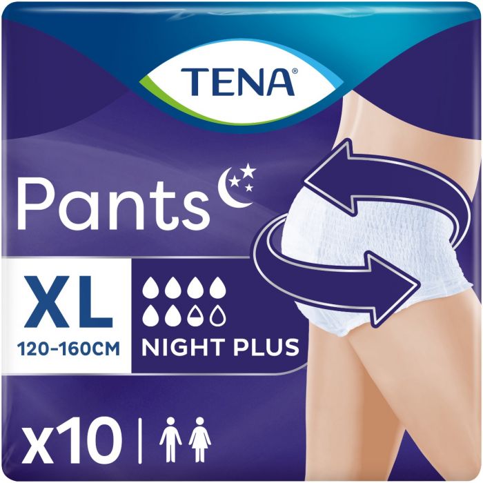 Труси-підгузки для дорослих Tena Pants Plus Night р.XL 10 шт. ціна