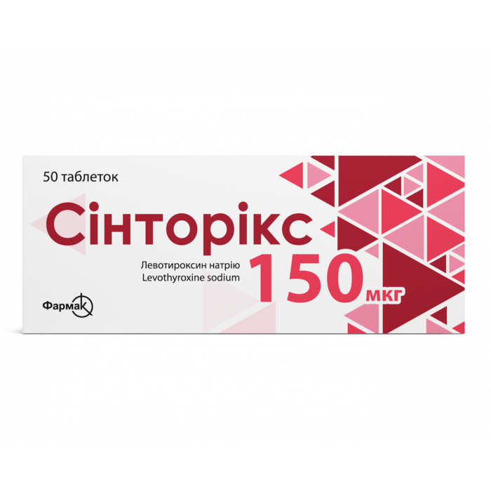 Сінторікс 150 мкг таблетки №50 в Україні