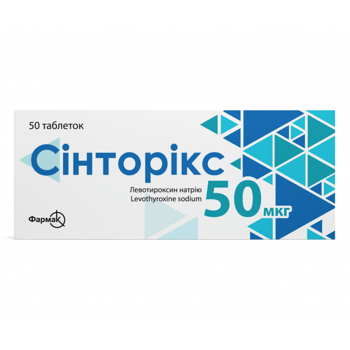 Сінторікс 50 мкг таблетки №50 в Україні