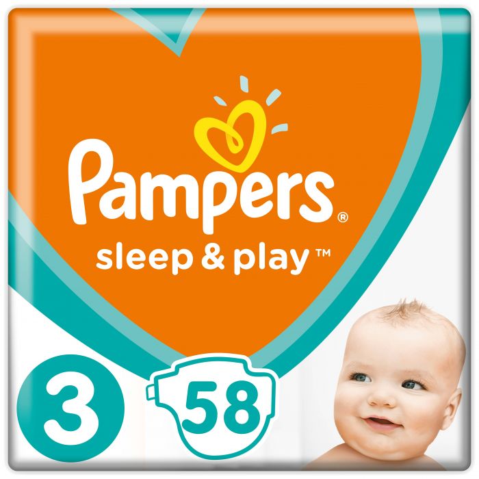 Подгузники Pampers Sleep&Play Midi 3 (5-9 кг) 58 шт ADD