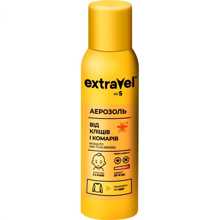 Аерозоль-репелент Extravel Kids от клещей и комаров 100 мл в интернет-аптеке