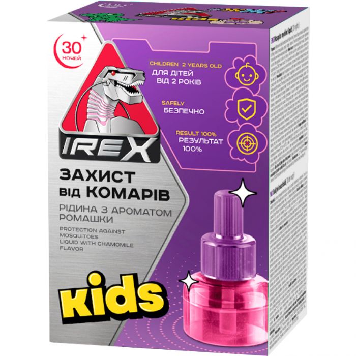 Жидкость iRex Kids от комаров 30 ночей 20 мл в аптеке