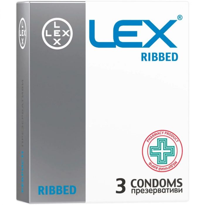 Презервативи LEX Ribbed №3 купити