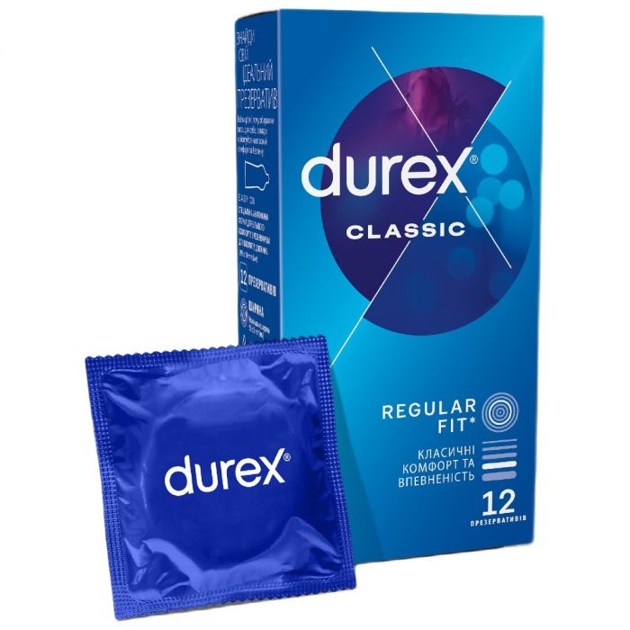 Презервативи Durex Classic класичні №12 в інтернет-аптеці