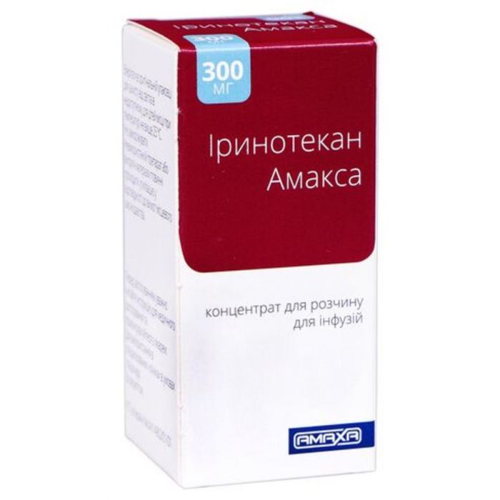 Иринотекан Амакса 20 мг/мл (300 мг) концентрат для раствора для инфузий 15 мл №1 в интернет-аптеке