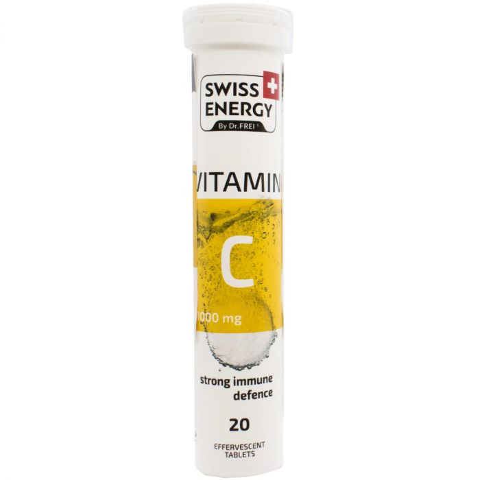 Swiss Energy (Свисс Энерджи) Vitamin C 1000 мг шипучие таблетки №20 цена