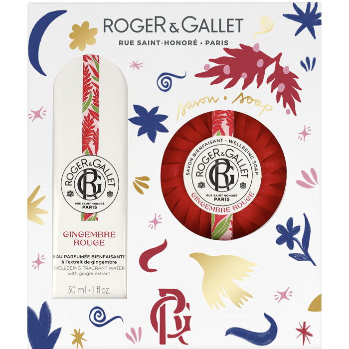 Набір Roger&Gallet (Роже&Галье) Червоний імбир (вода 30 мл + мило 100 г) купити