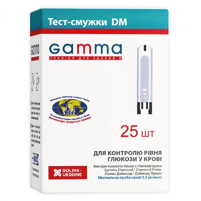 Тест-смужки Gamma DM №25 замовити