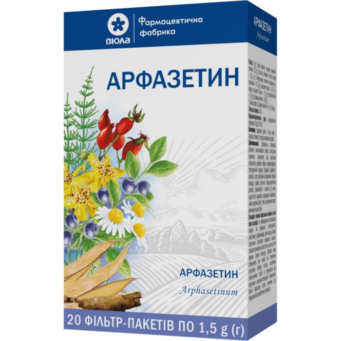 Арфазетин збір 1,5 г фільтр-пакетики №20 в інтернет-аптеці