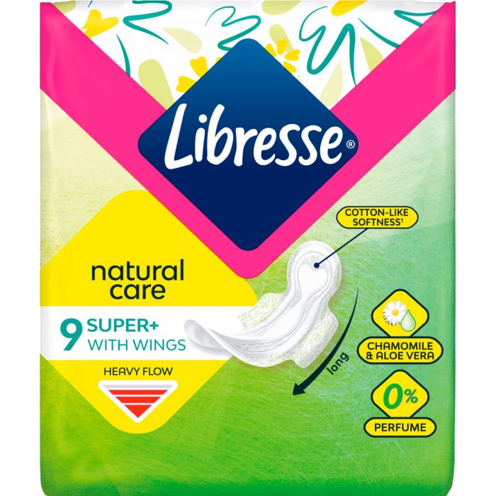 Прокладки Libresse Natural Care Super №9 заказать