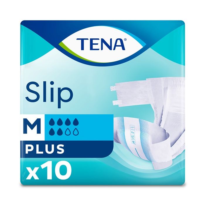 Підгузки для дорослих TENA Slip Plus дихаючі (Medium) 10 шт недорого