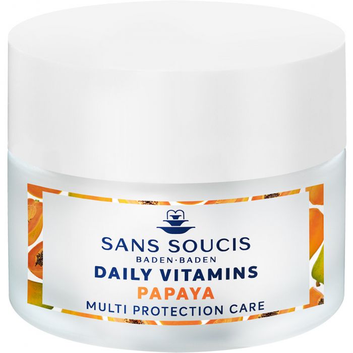 Догляд Sans Soucis (Сан Сусі) Daily Vitamins мультизахисний Папайя для нормальної сухої шкіри 50 мл ціна