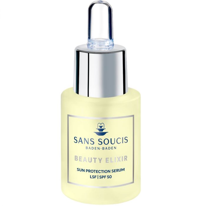 Сыворотка Sans Soucis (Сан Суси) Beauty Elixir солнцезащитная SPF50 для лица 15 мл в интернет-аптеке