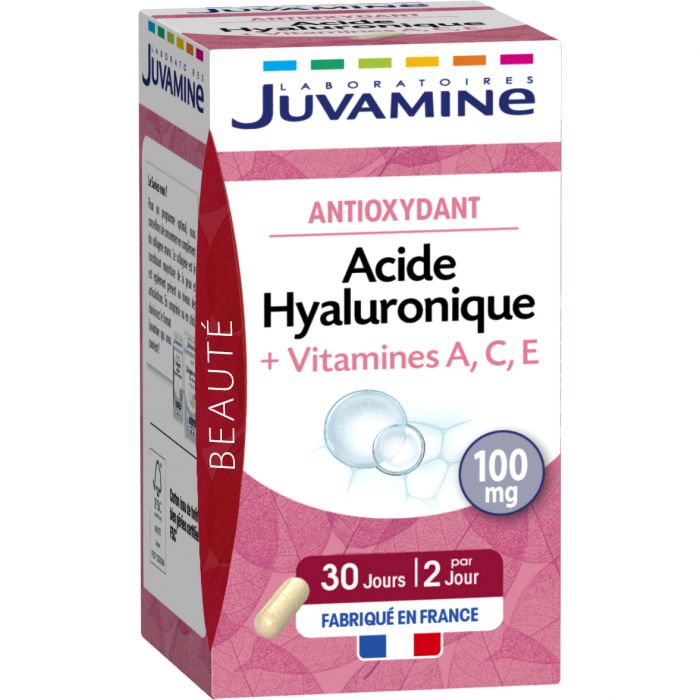 Juvamine (Жувамін) Гіалуронова кислота + Вітамін A, C, E. Антиоксидант капсули №60 ціна