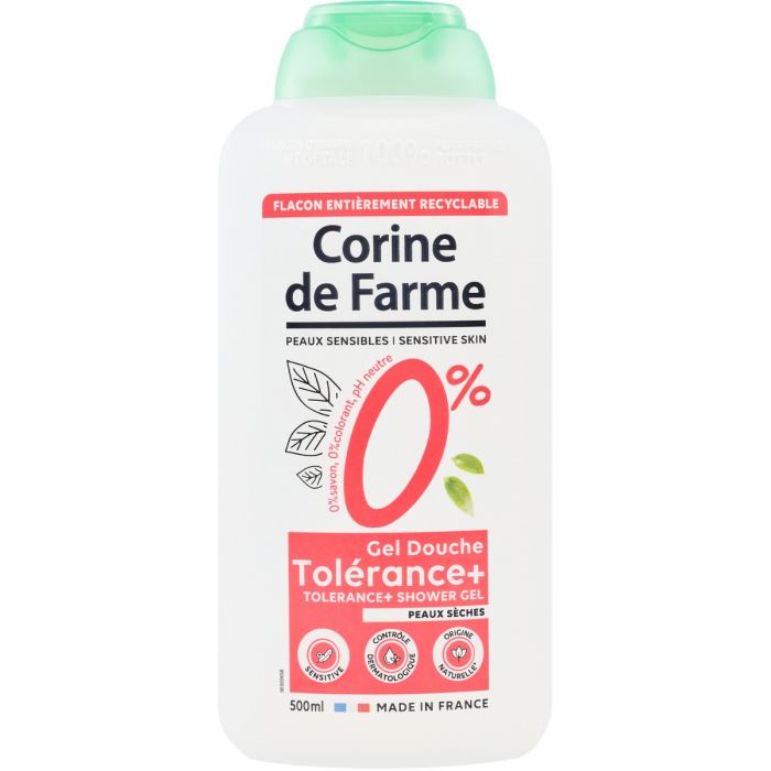 Гель-крем Corine de Farme (Корін де Фарм) для душу Pure 0% для сухої шкіри 500 мл ціна