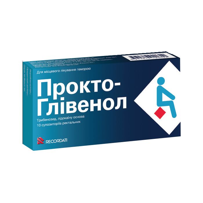 Прокто-Глівенол 400 мг супозиторії ректальні №10 купити