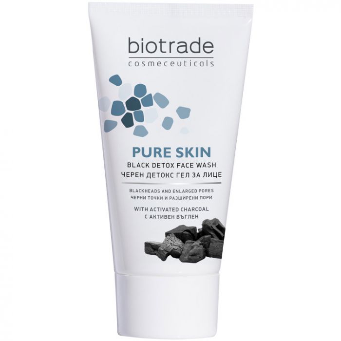 Гель-детокс Biotrade (Биотрейд) Pure Skin Черный для умывания, 50 мл купить