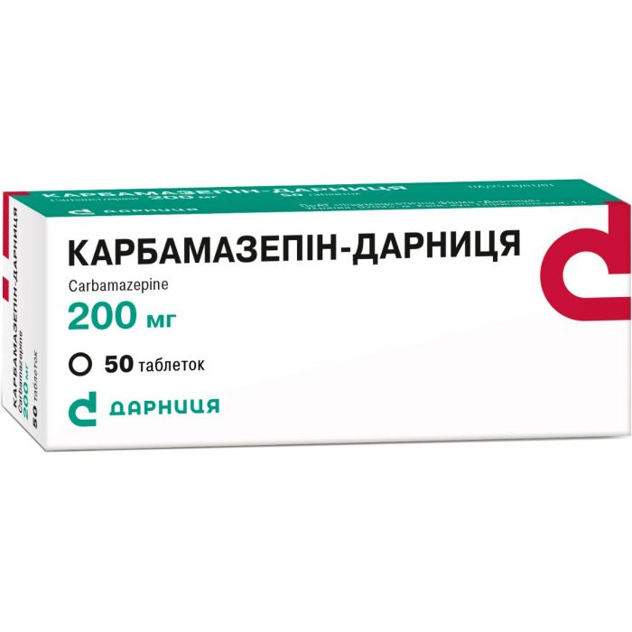 Карбамазепин-Дарница 200 мг таблетки №50 ADD