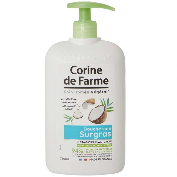 Гель-крем для душа Corine De Farme (Корин Де Фарм) с экстрактом кокоса 750 мл в интернет-аптеке