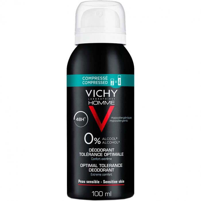 Дезодорант Vichy 48 часов для мужчин оптимальный комфорт для чувствительной кожи 100 мл цена