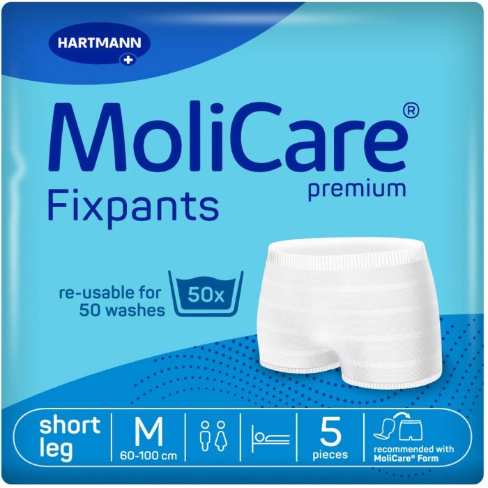 Штанці сітчасті MoliCare Premium Fixpants для фіксації прокладок, короткі, р.M №5 замовити