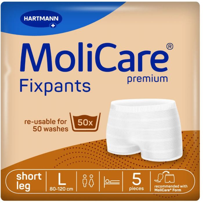 Штанці сітчасті MoliCare Premium Fixpants для фіксації прокладок, короткі, р.L №5 замовити