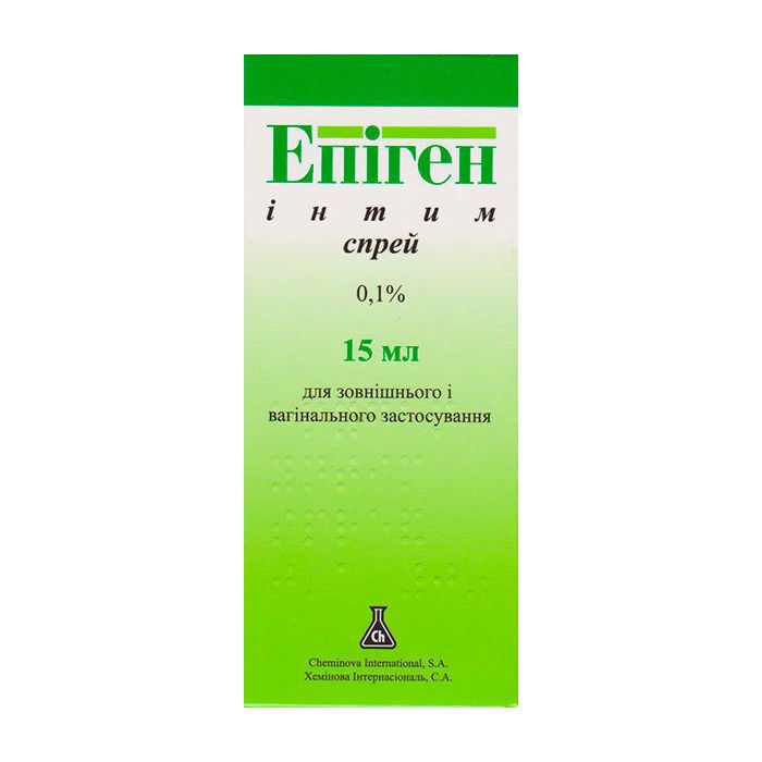 Эпиген Интим 0,1% спрей 15 мл в интернет-аптеке