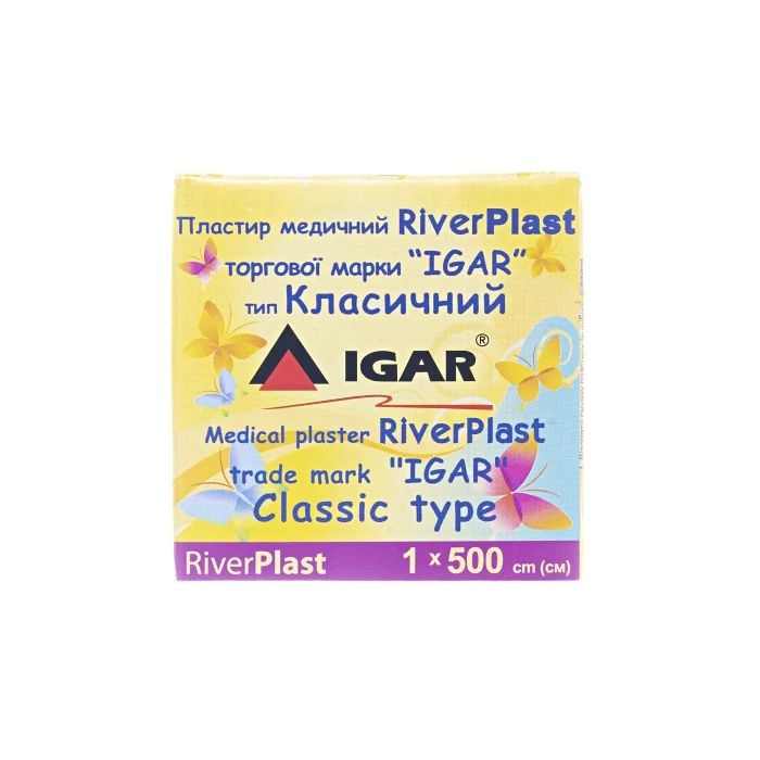 Пластир медичний Igar RiverPlast тип Класичний на тканинній основі 1 см х 500 см, 1 шт. замовити