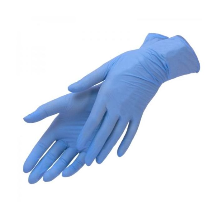 Перчатки смотровые нитриловые нестерильные неприпудренные синие (р.8-9 М) в интернет-аптеке