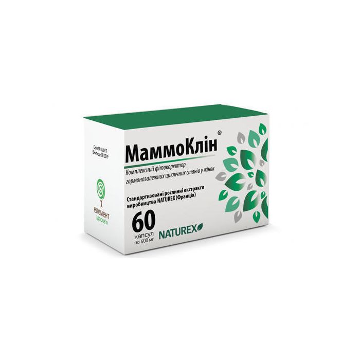 Маммоклин 400 мг капсулы №60 в Украине