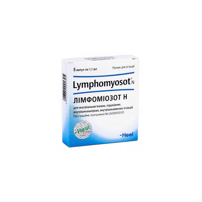 Лимфомиозот Н раствор для инъекций ампулы 1,1 мл №5 в интернет-аптеке