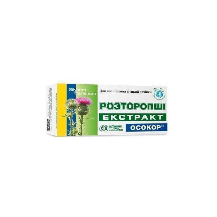 Расторопши экстракт 0.2 г таблетки №60   в Украине
